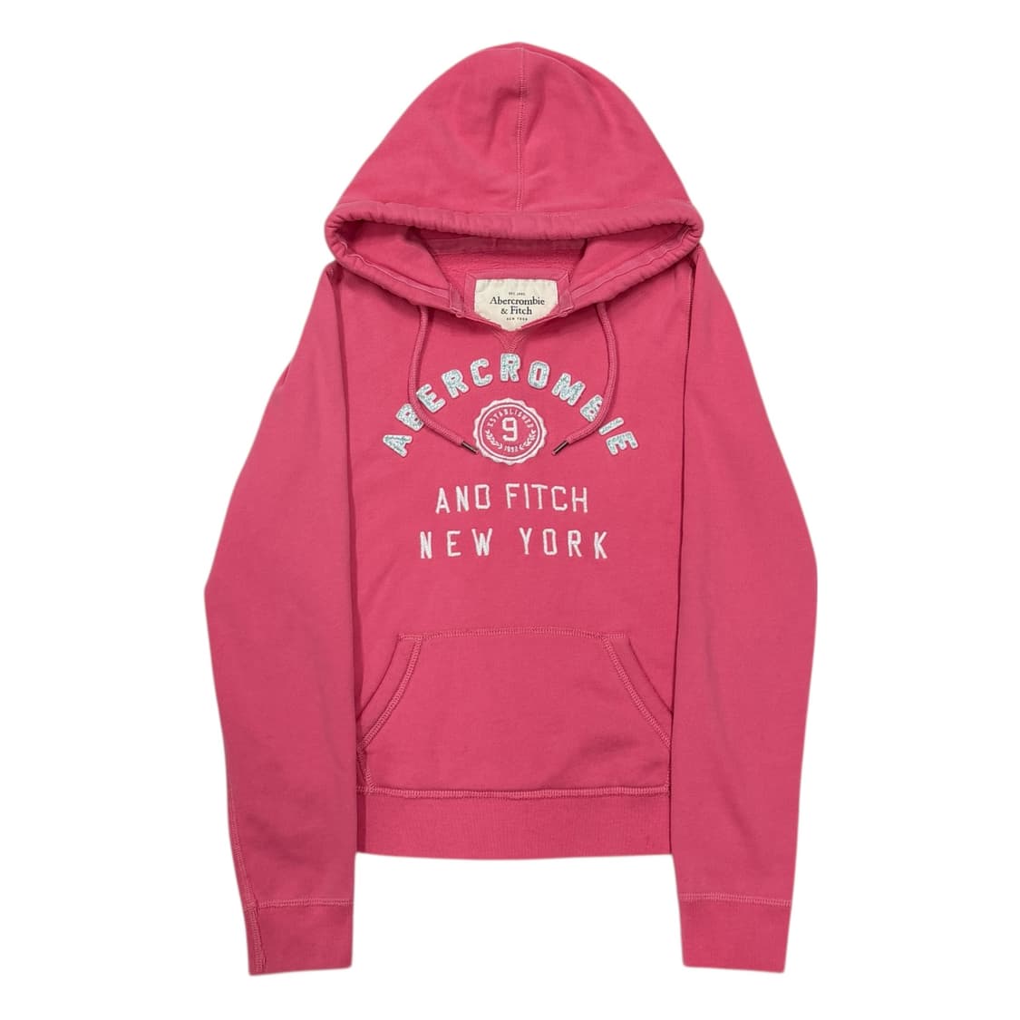 아베크롬비 빈티지 Y2K 스팽글 로고 기모 핑크 후드티 L 상품이미지1