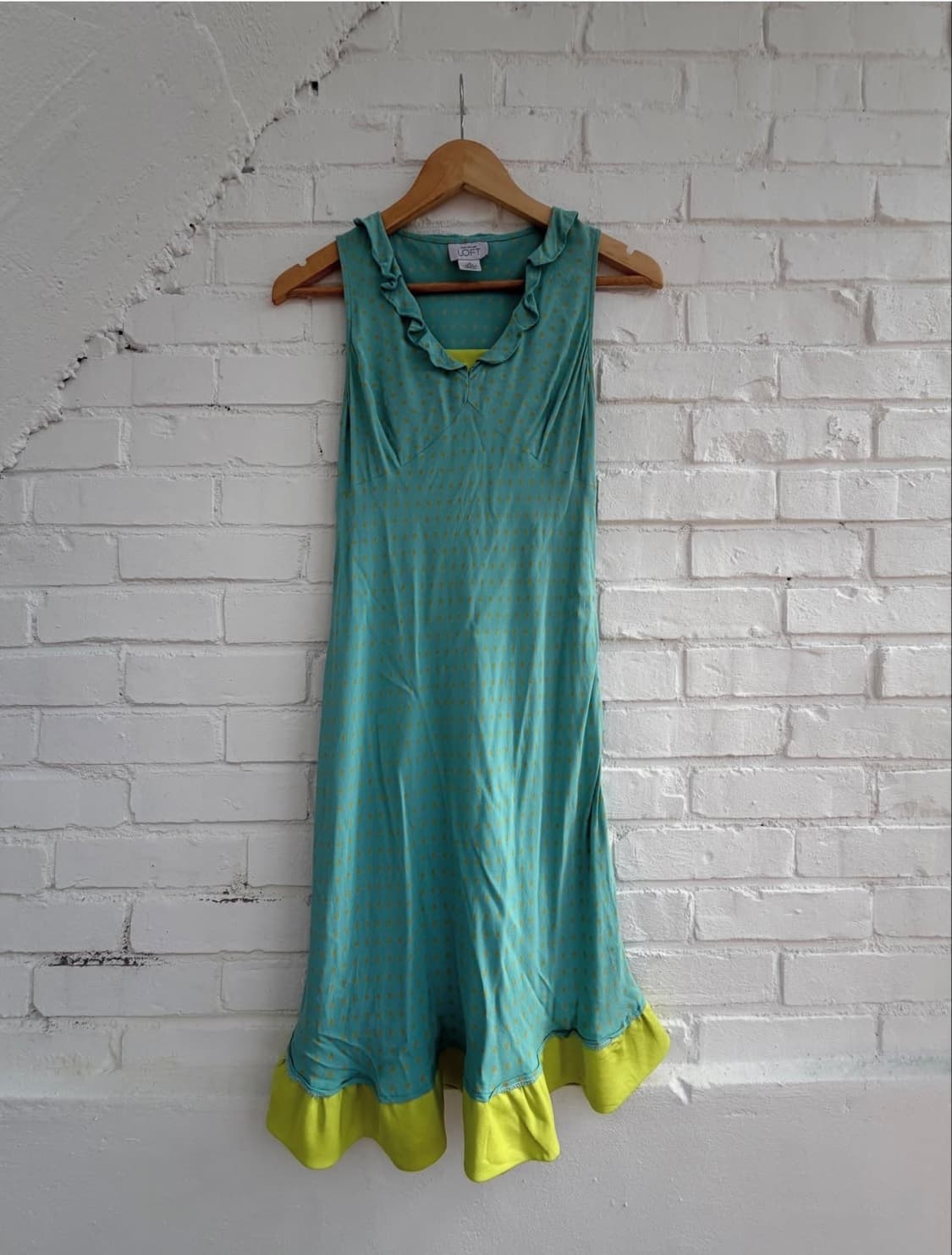 #10 Lime-Dot Flounce Dress 상품이미지1