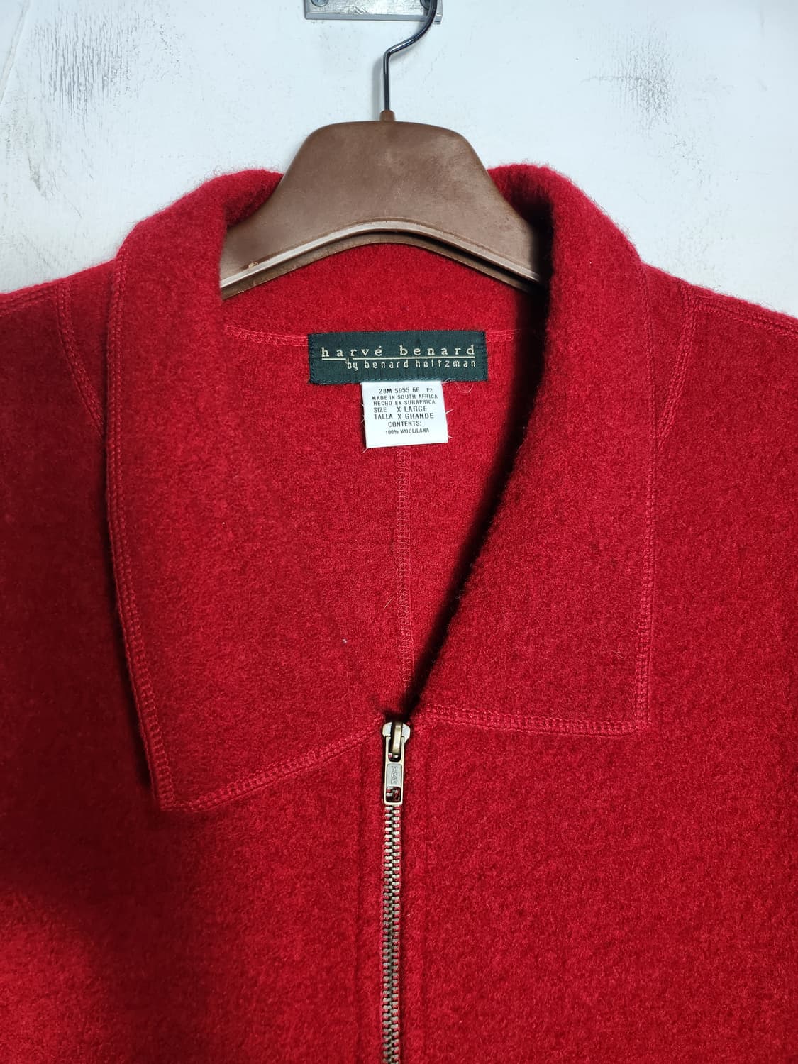 Harve Benard 울 집업 자켓 상품이미지3