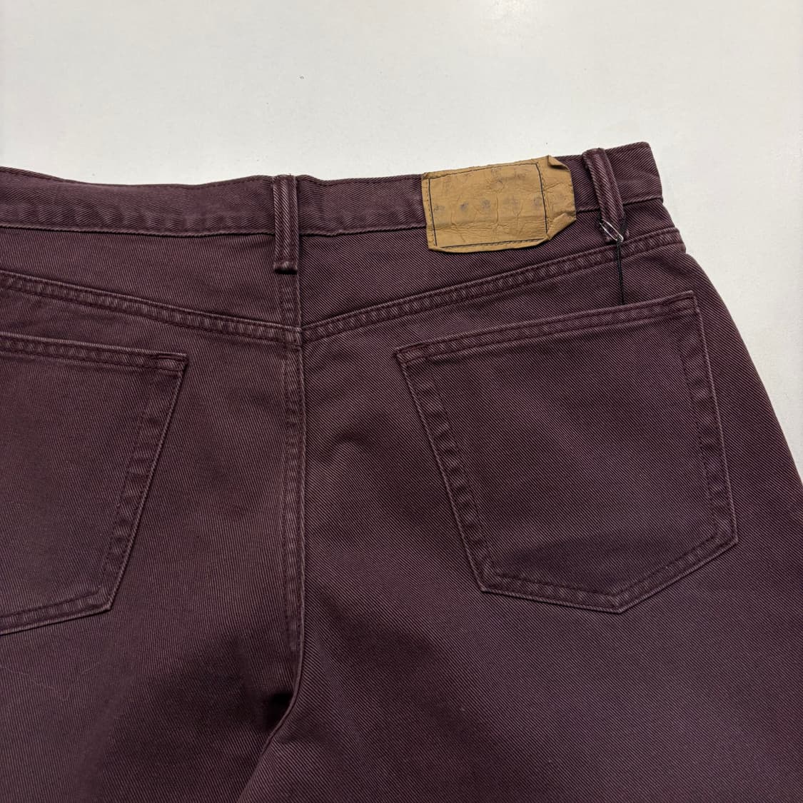 [L] 디스이즈네버댓 와인 퍼플 컬러 데님 팬츠 C451 상품이미지3