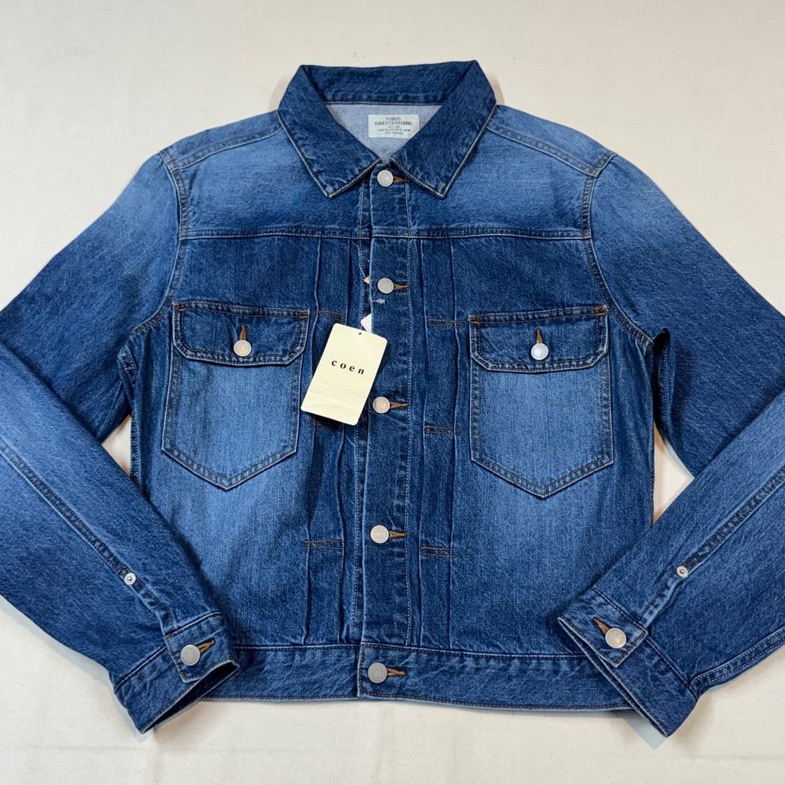 M) 코엔(COEN) USA 코튼 2nd 타입 데님 자켓 상품이미지2
