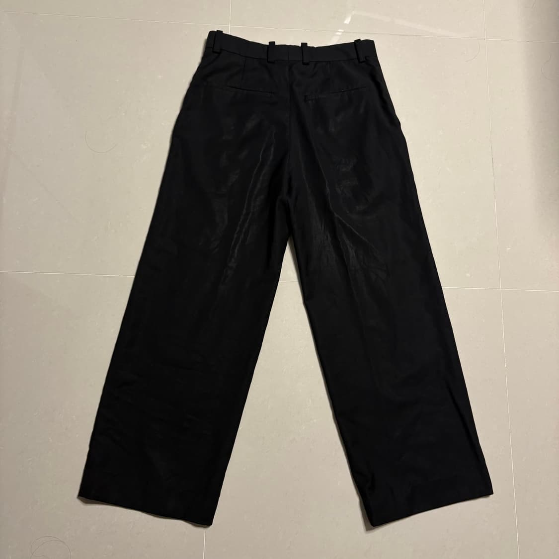 정품 COS 코스 와이드 슬랙스 블랙 팬츠 바지 30인치 상품이미지5