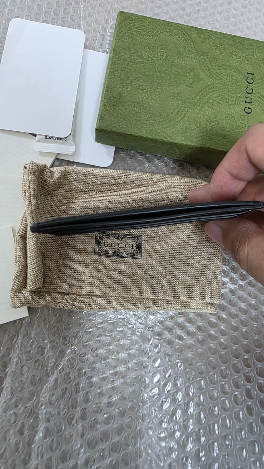 [풀구성,새상품급]구찌 스네이크 카드지갑 블랙 상품이미지8