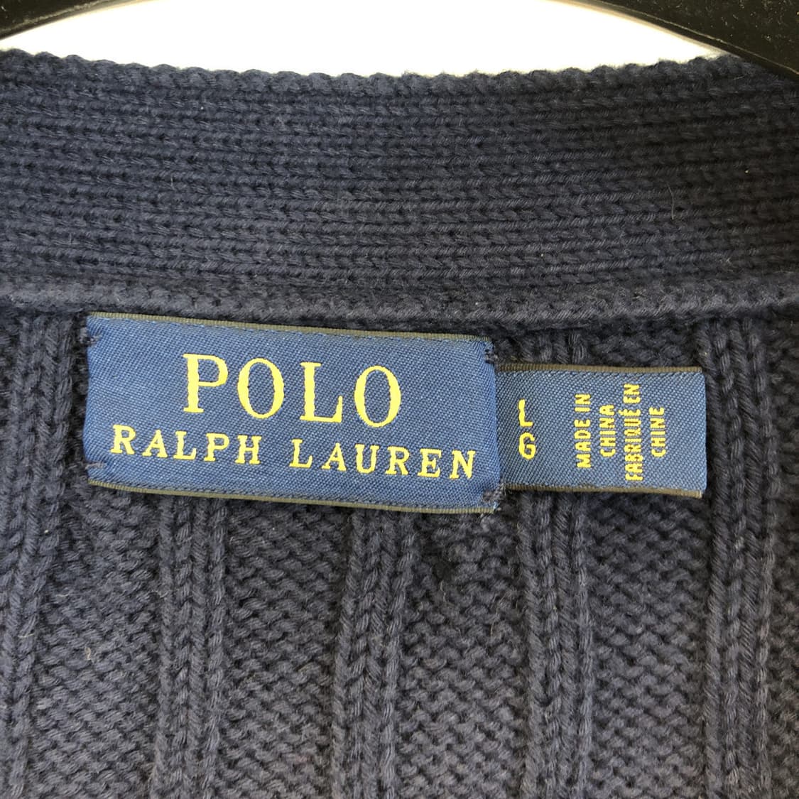 폴로 랄프로렌 화이트포니 케이블 가디건 L 상위라인 상품이미지5
