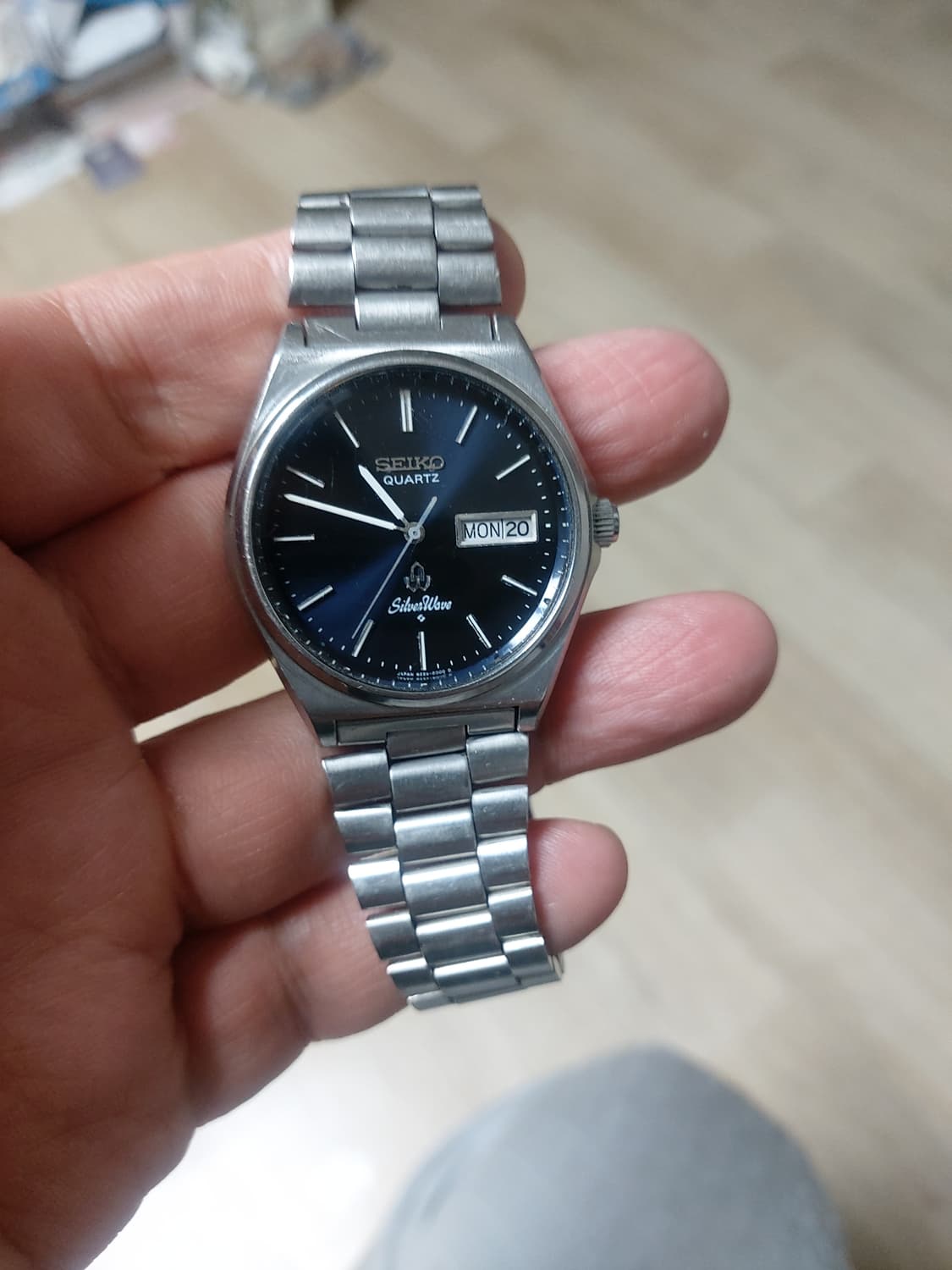 세이코 실버웨이브 쿼츠 시계 상품이미지1