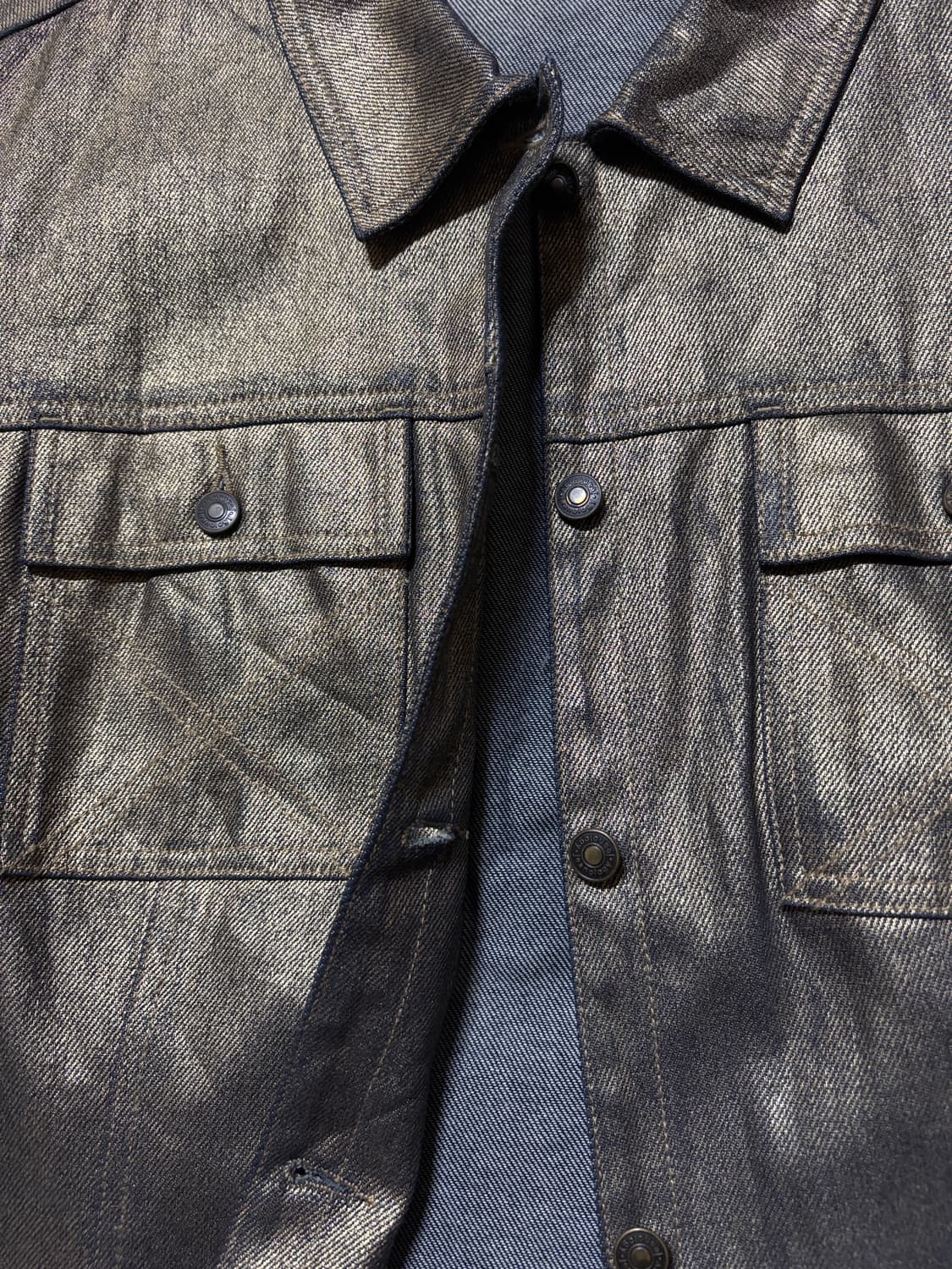 vintage newport news cotton denim jacket 상품이미지4