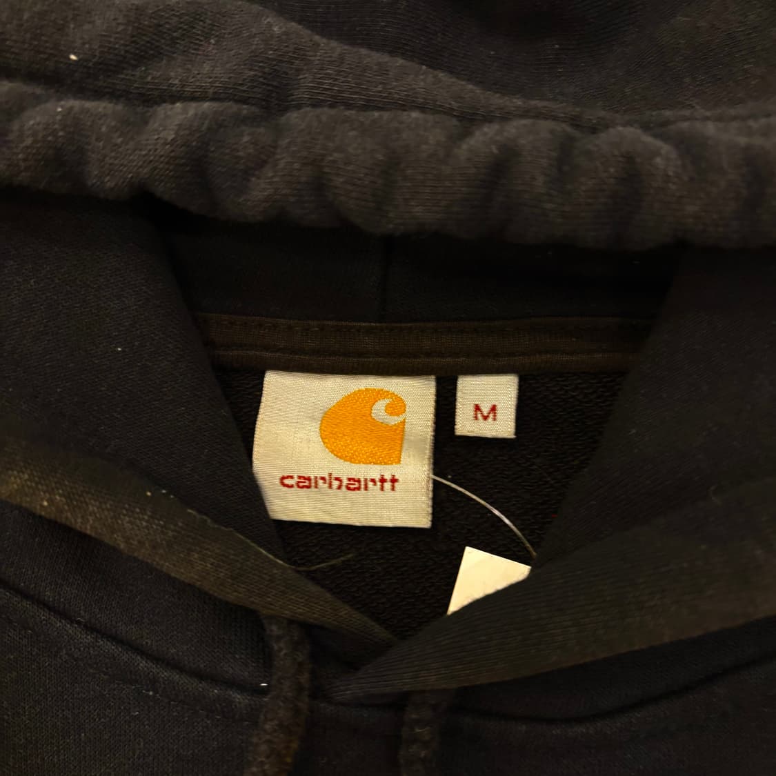 칼하트 빅로고 블랙 후드티 상품이미지3