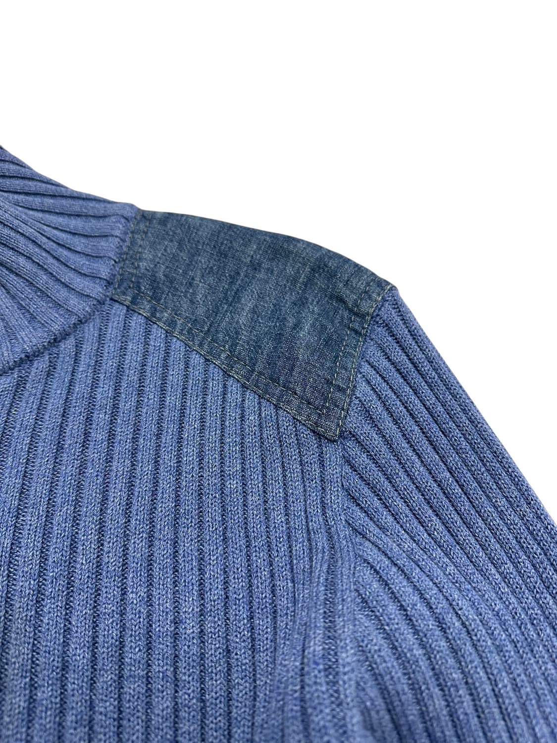 Dolce & Gabbana 데님 패치 립 니트 가디건 상품이미지4