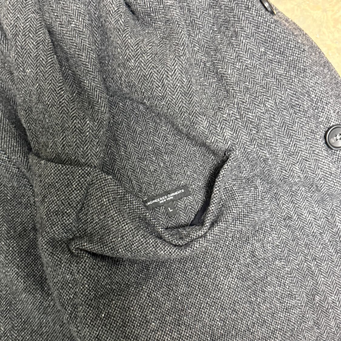 엔지니어드 가먼츠 리버시블 발 코트 헤링본 L 상품이미지3