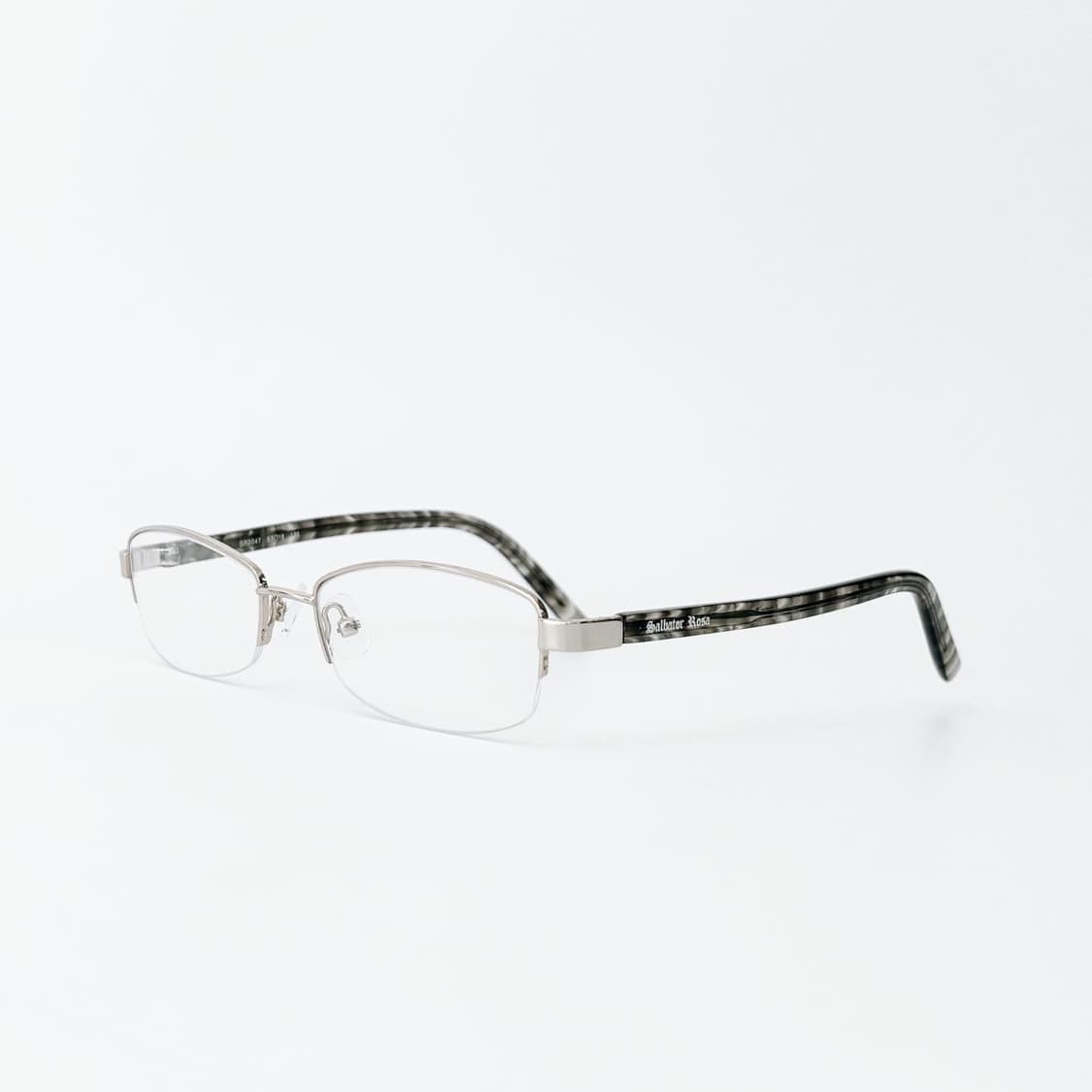 Salbator Rosa 골드 반무테 메탈 데드스탁 빈티지안경 상품이미지2