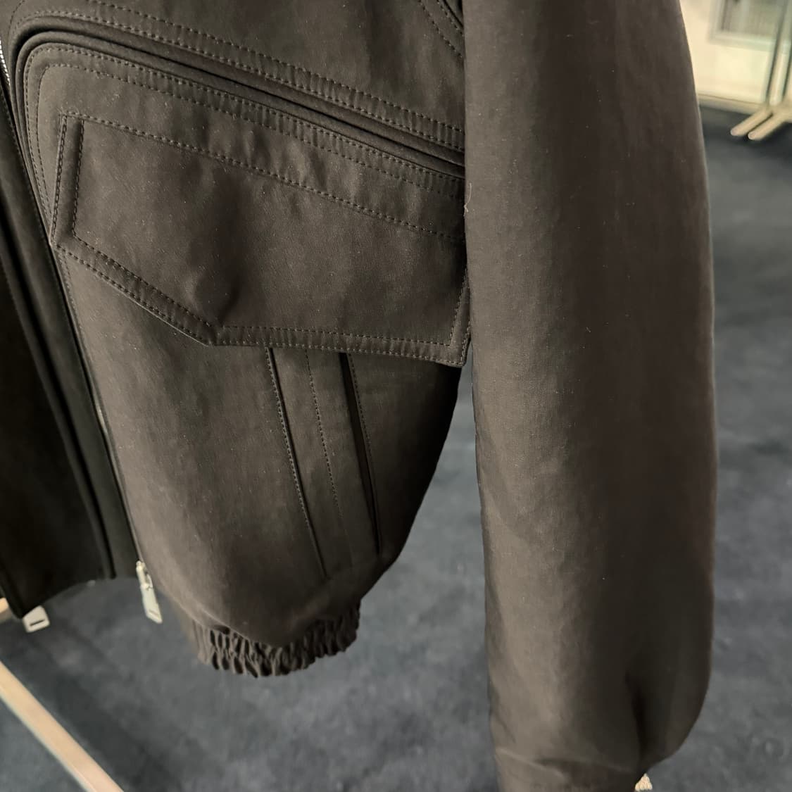 [S] WE11DONE 3프론트 지퍼 봄버 자켓 상품이미지4