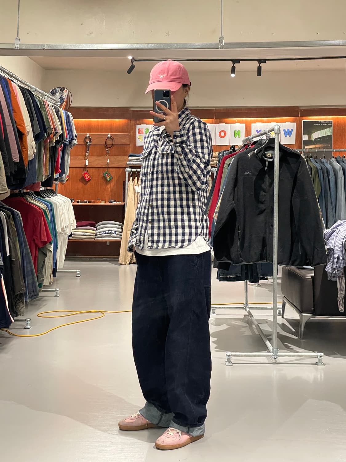 GAP 체크 패턴 플란넬 셔츠 상품이미지3