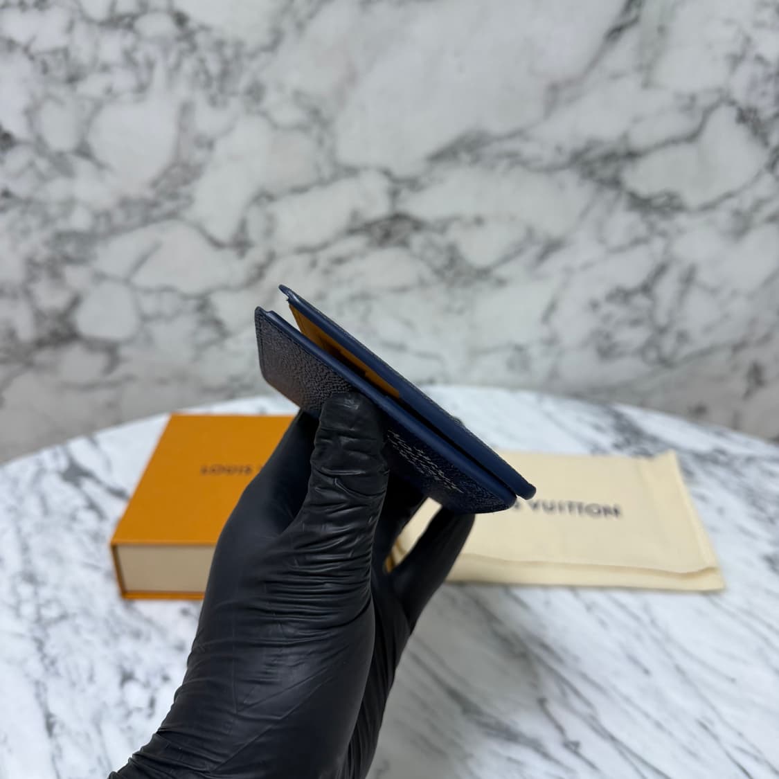 루이비통 이클립스 헤리티지 멀티플 월릿 반지갑 블루 상품이미지7