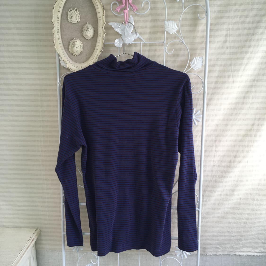 jpn vintage navy burgundy stripe t 상품이미지4