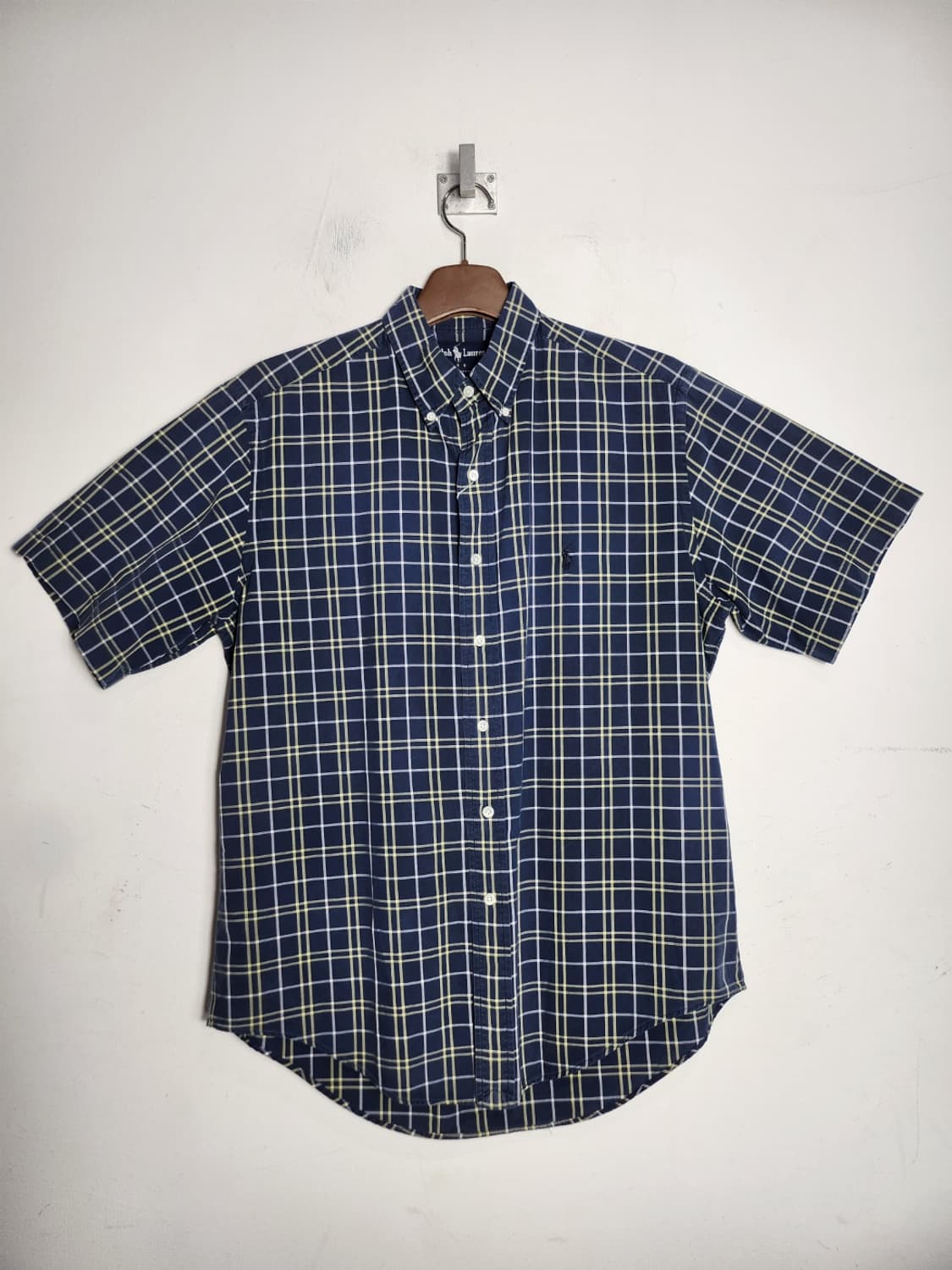 폴로 랄프로렌 반팔 체크 셔츠 상품이미지1