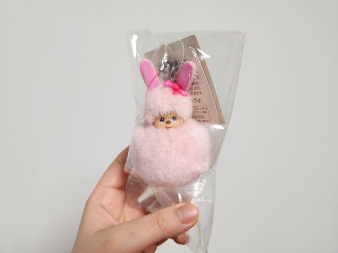 희귀) 몬치치 토끼 눈사람 미니키링 상품이미지1