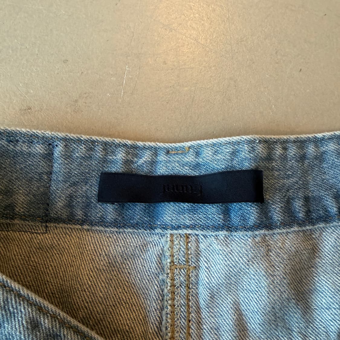 준지 워시드 데님 팬츠 상품이미지7