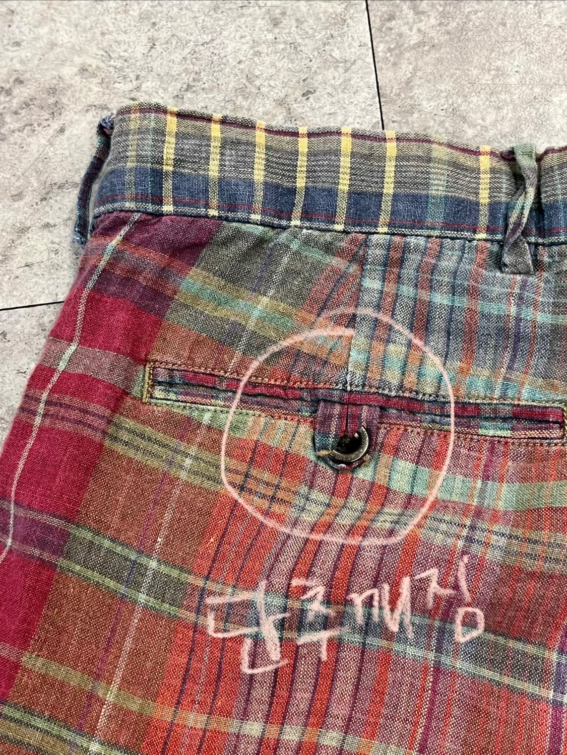 폴로 랄프로렌 체크 하프 팬츠 34 #csz3801 상품이미지9