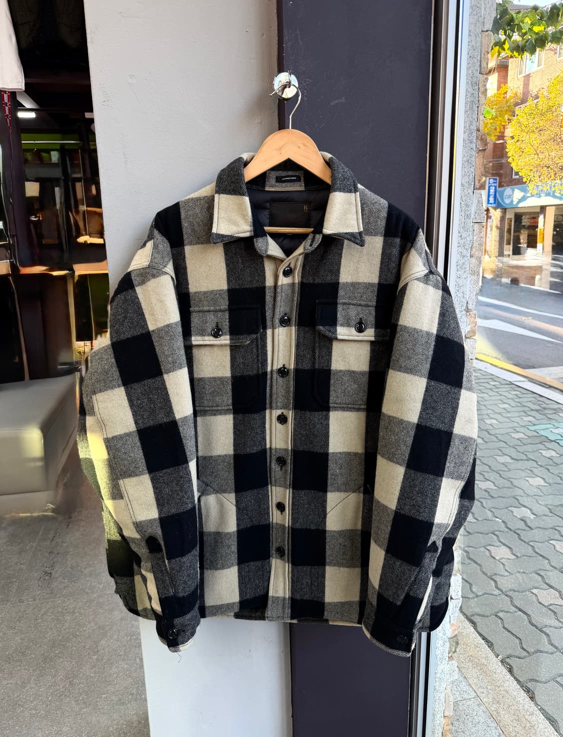 L/ R13 알써틴 구스다운 버팔로 울 패딩점퍼 상품이미지2