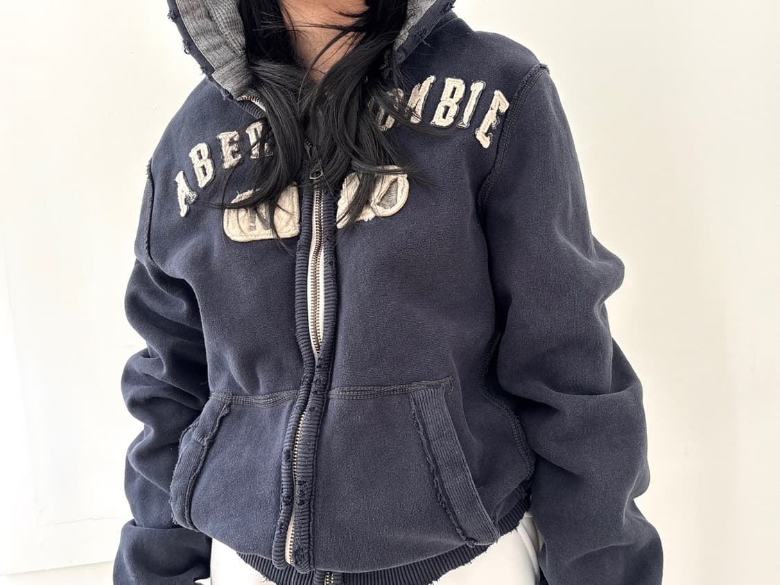 아베크롬비 네이비 후드집업 상품이미지3