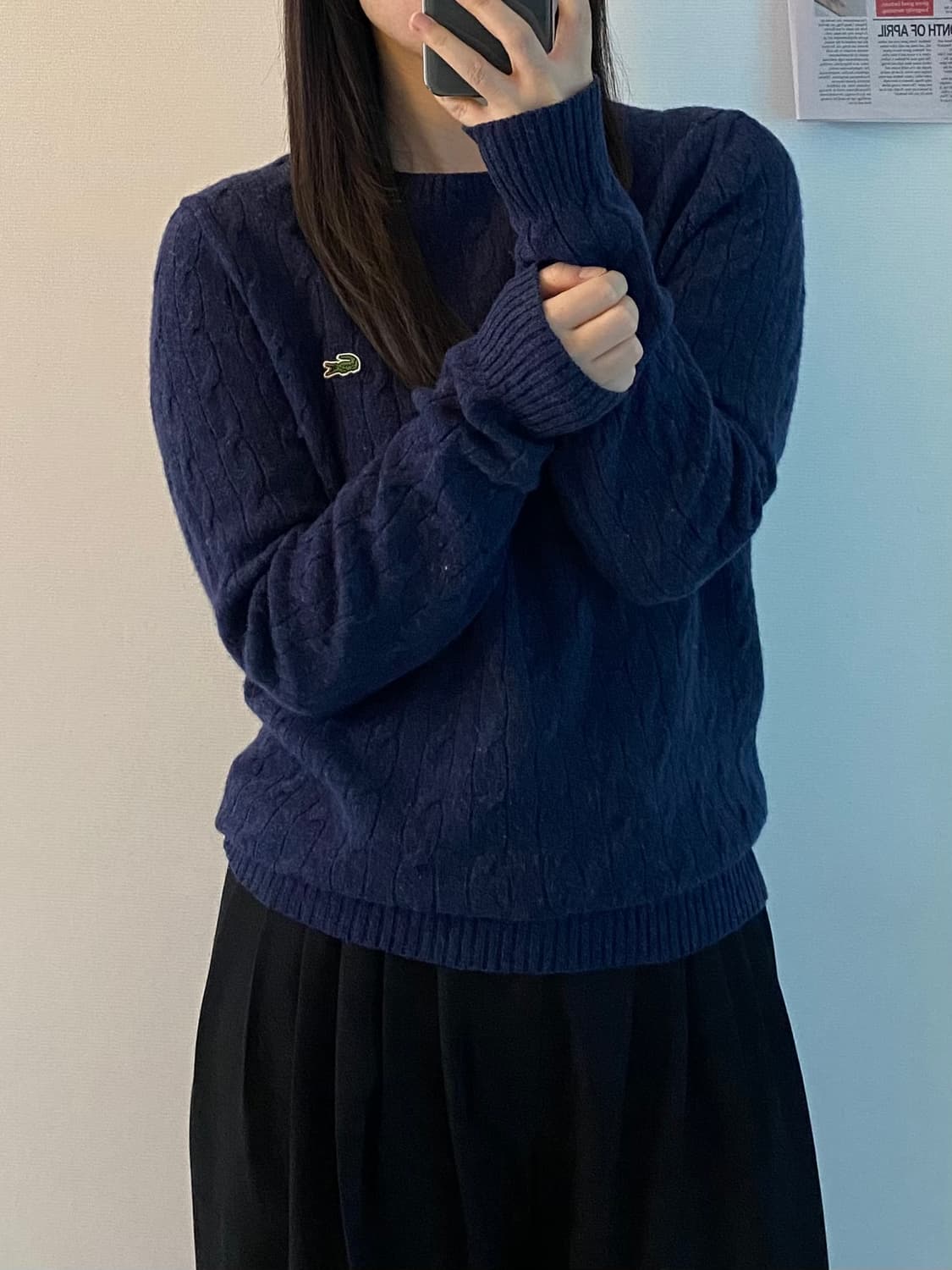 라코스테 꽈베기 니트 상품이미지1