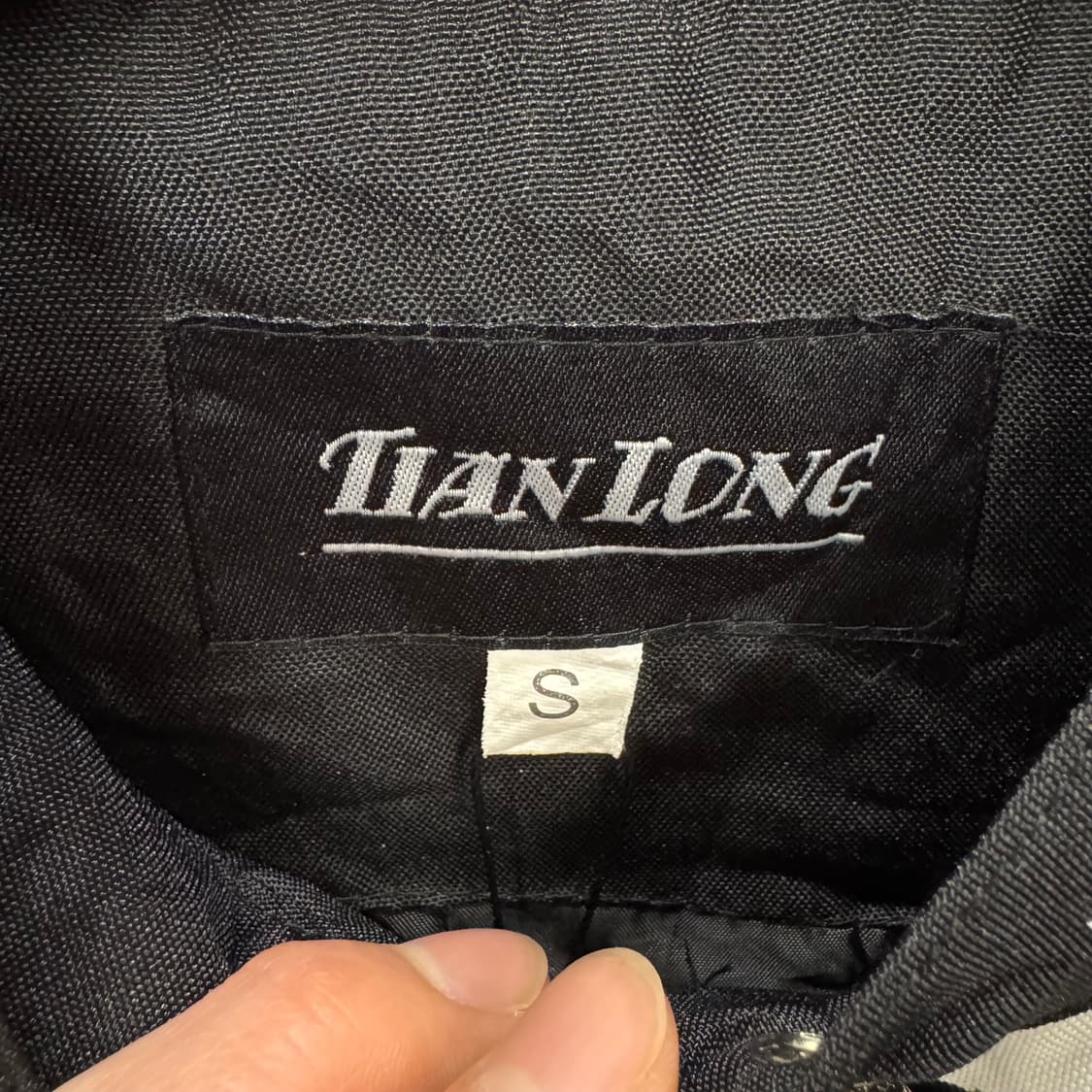 00s USA VINTAGE 크롭 레이싱자켓 패치워크 포인트 레드 화이트 상품이미지8