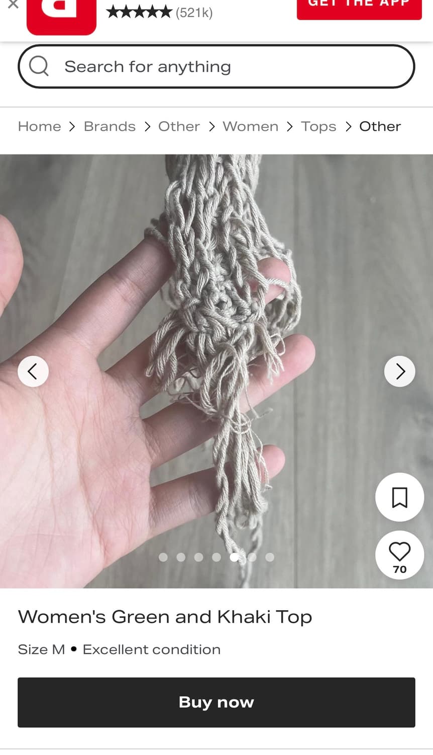 V4k 베이지 니트 M 상품이미지7