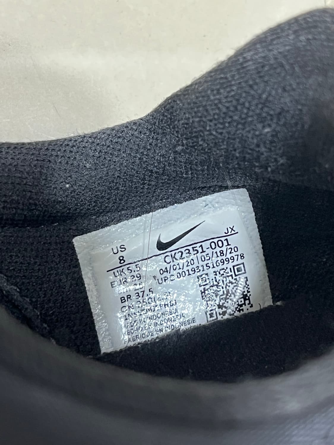 Nike CK2351-001 블랙 250mm 상품이미지5