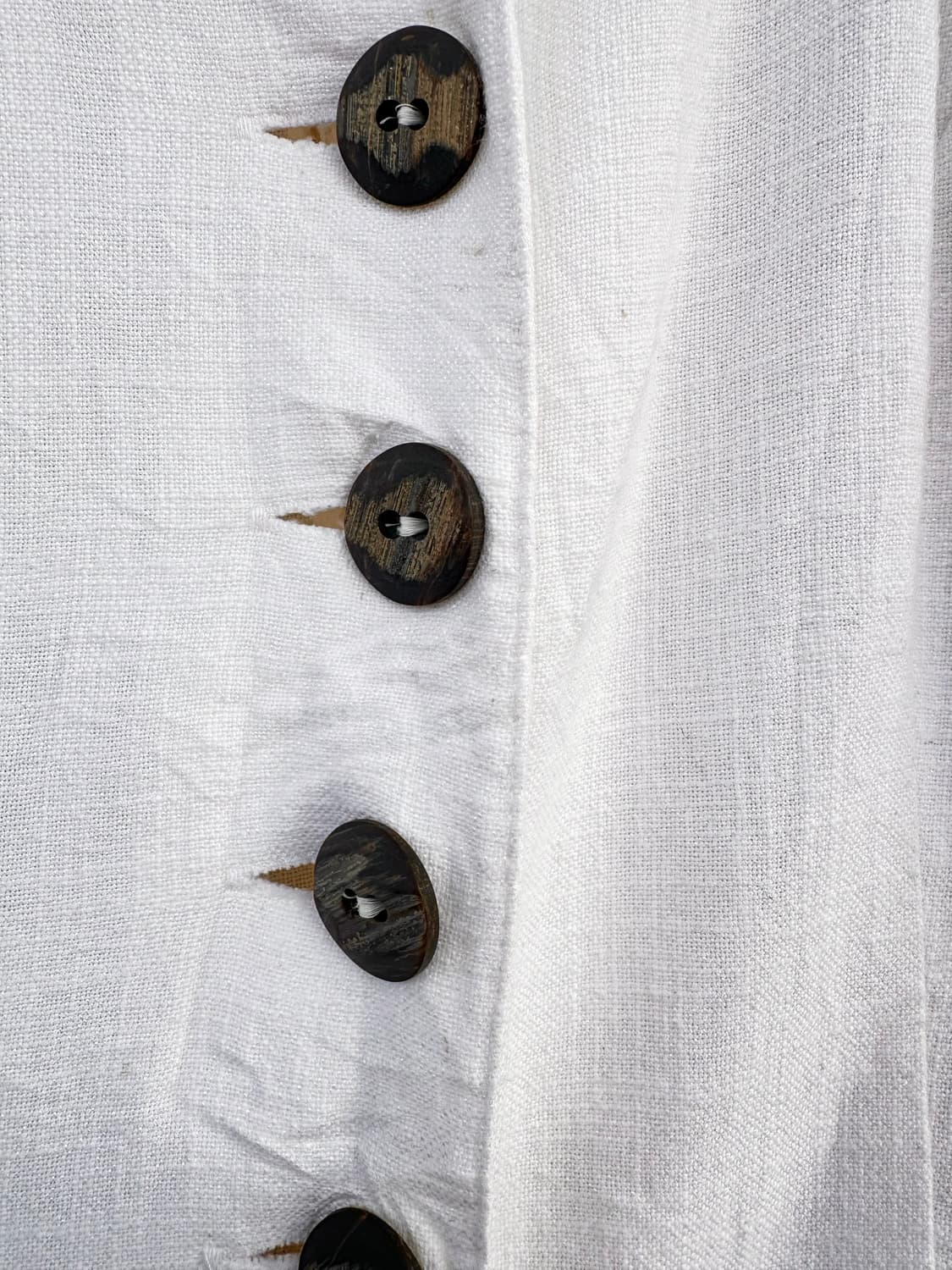 독일 Pure White Linen Dress  상품이미지5