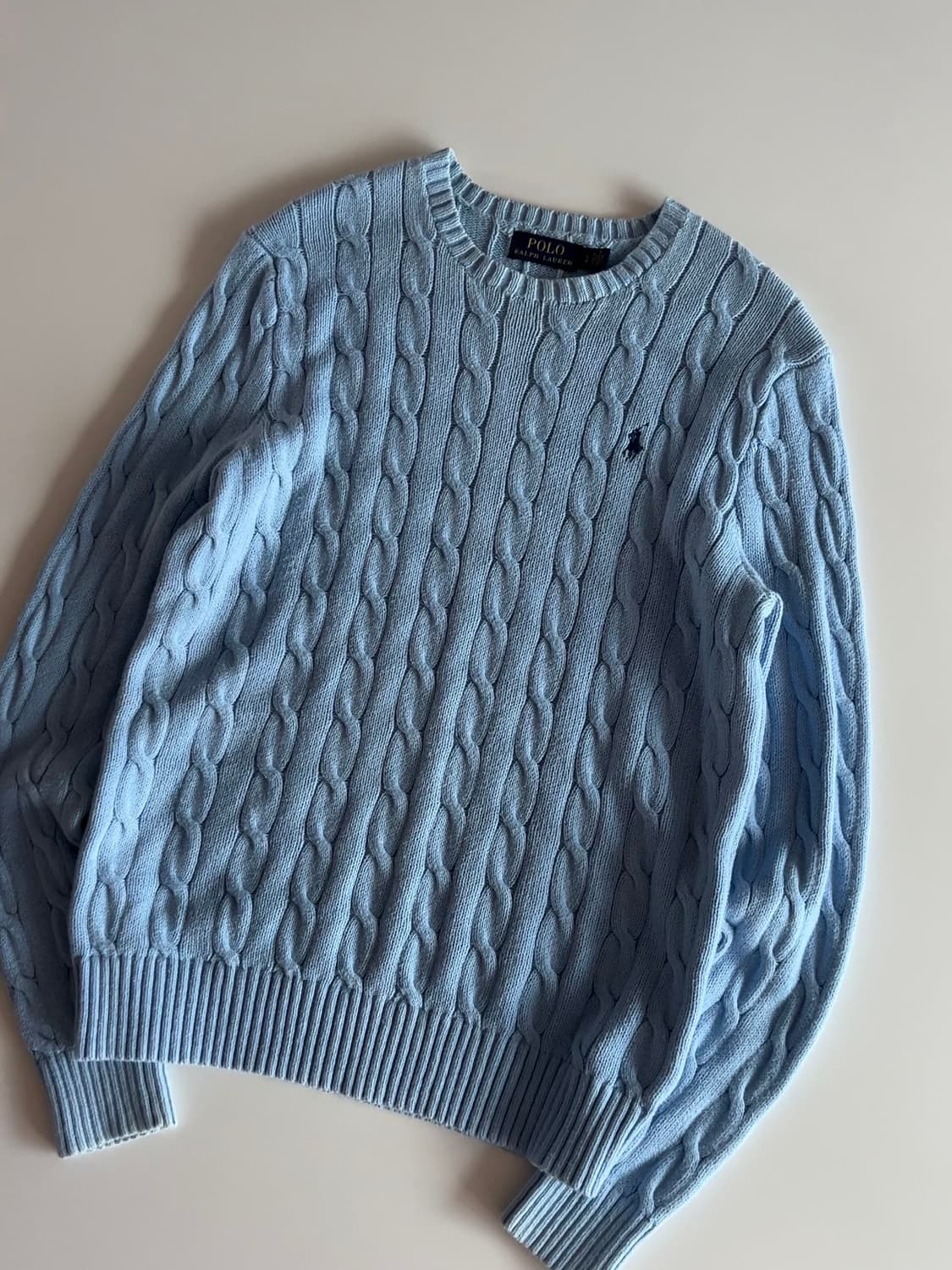 폴로 랄프로렌 케이블 니트 S 상품이미지2