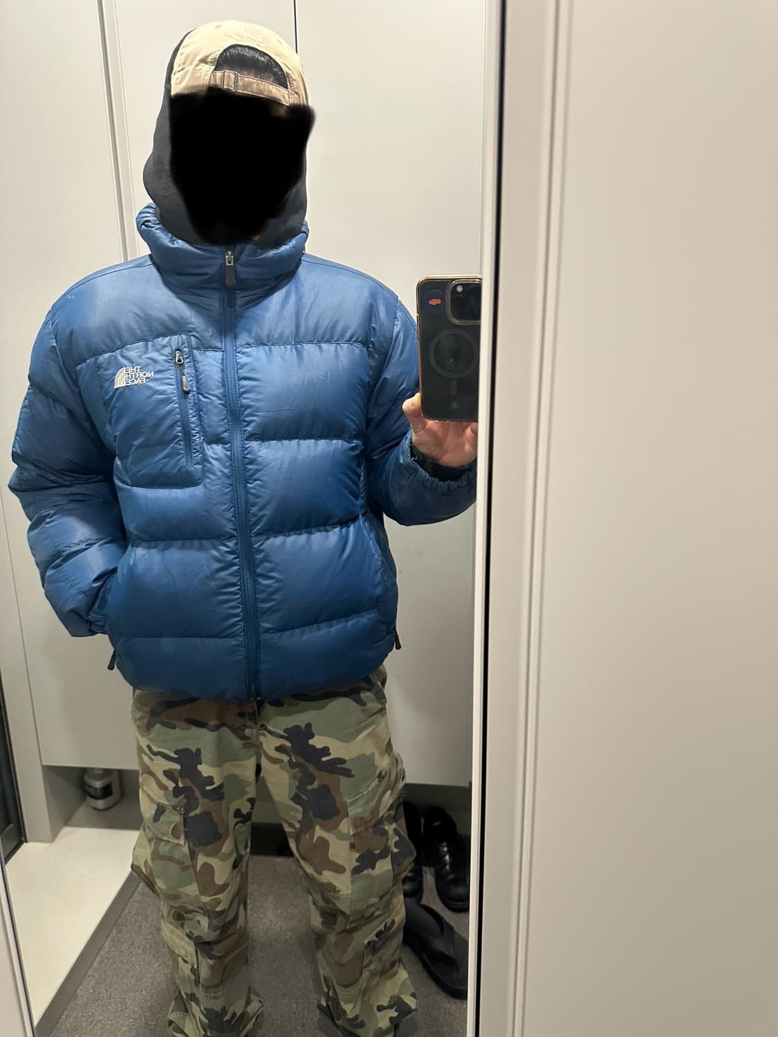 노스페이스 700 M’S TAHOE HOODIE DEEP BLUE 상품이미지7