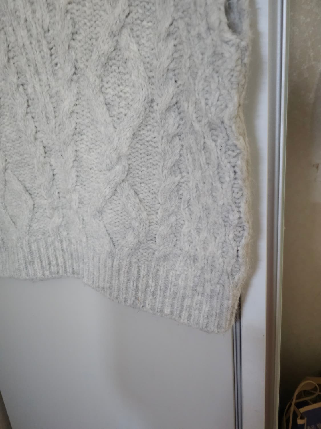 이로 IRO 알파카 케이블 니트 베스트 상품이미지4