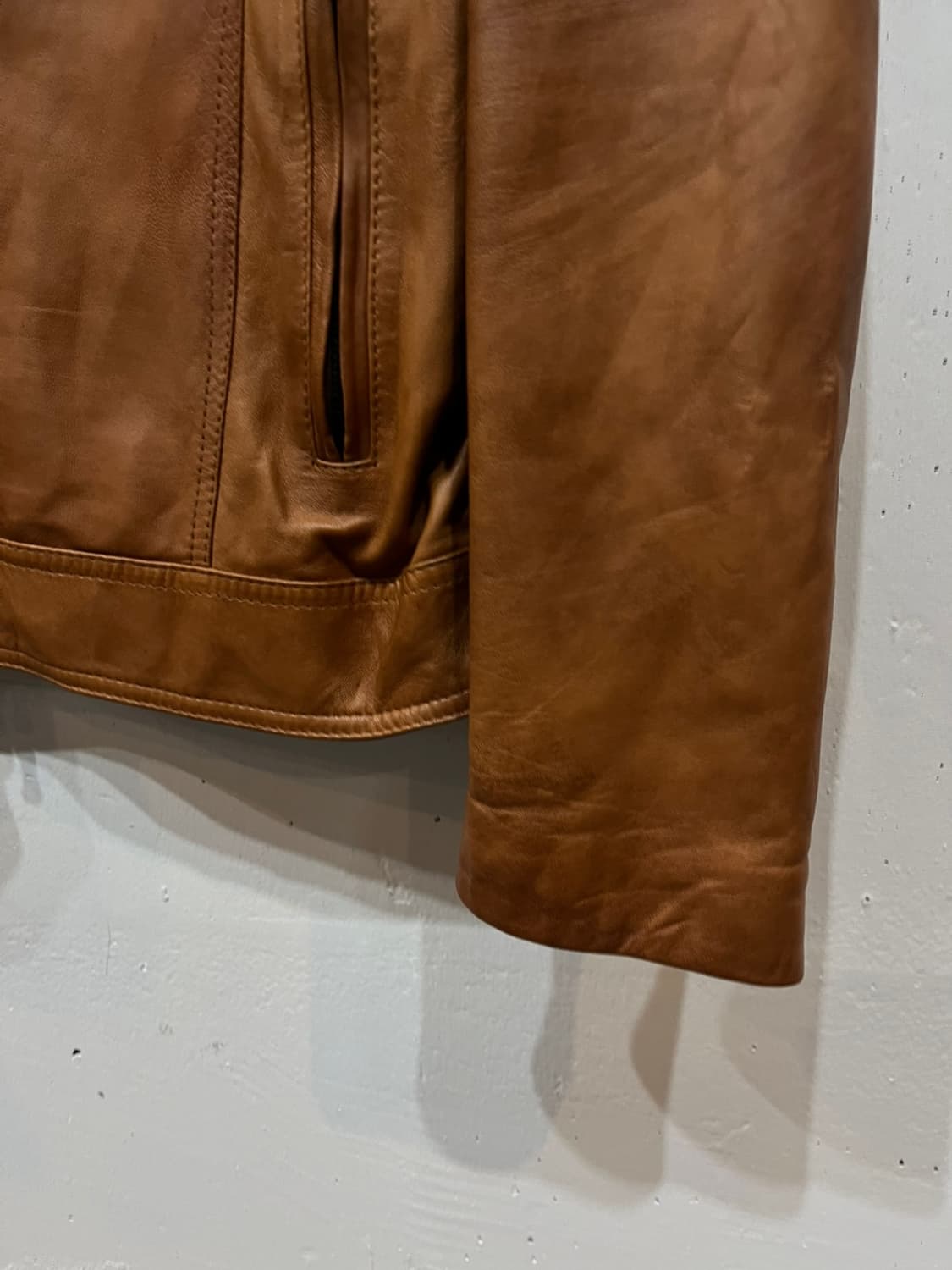 VERA PELLE 베라펠레 레더 바이커 자켓 Made in ITALY 상품이미지3