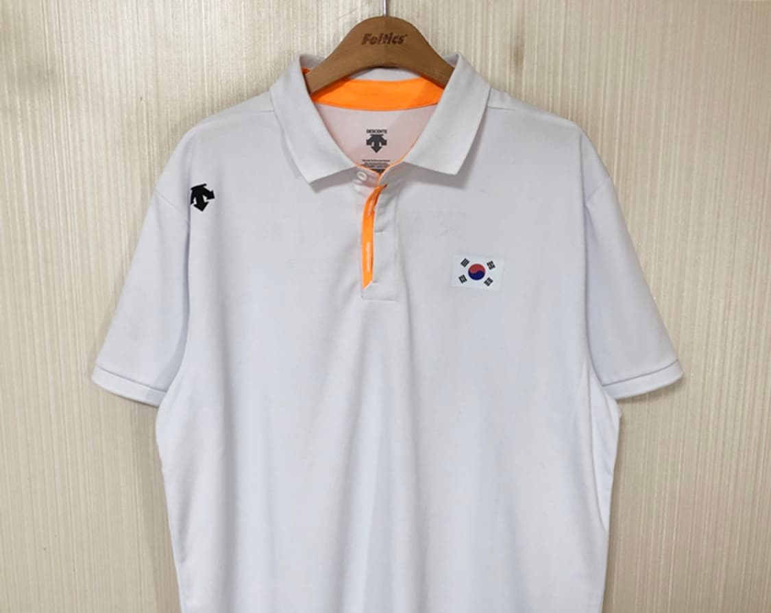 데상트국대 국대KOREA 국대지급실착 폴로티셔츠 3XL(115) 상품이미지2