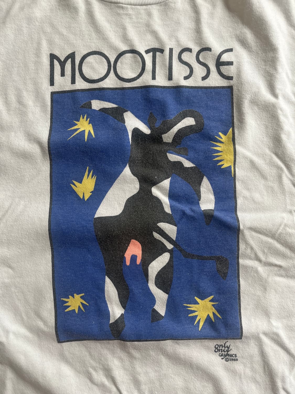 1988 mootisse 앙리마티스 패러디 아트티셔츠 xl 상품이미지2