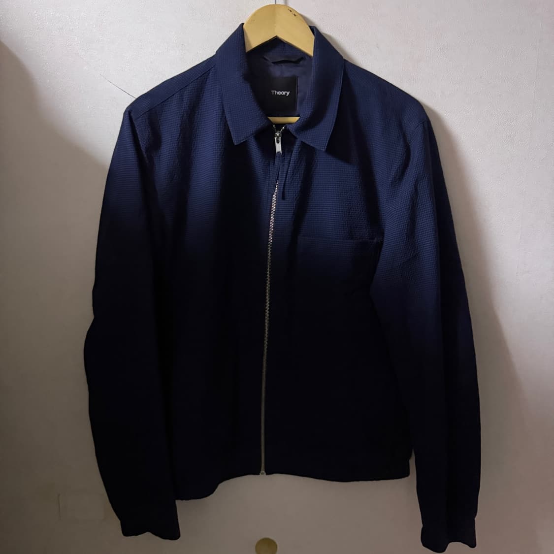 띠어리 남성 시어서커 블루종 점퍼 블루 M(100정도) 상품이미지1