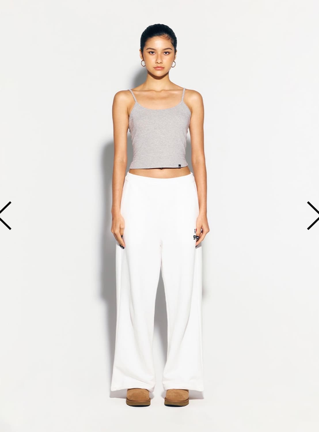 에즈이프캘리 걸스 베이직 슬리브리스 (그레이) 상품이미지2