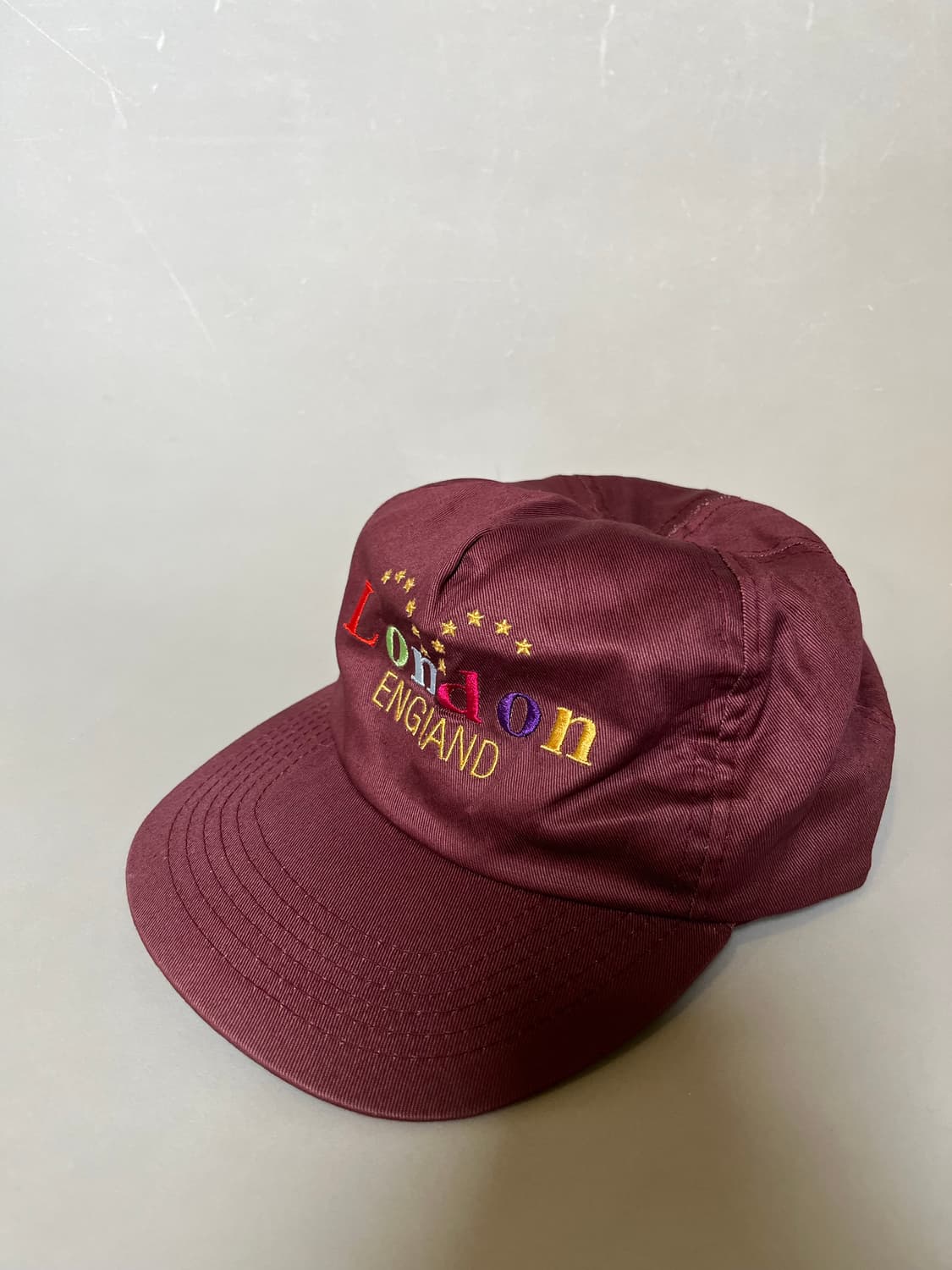 London Graphic Burgundy Cap 상품이미지5