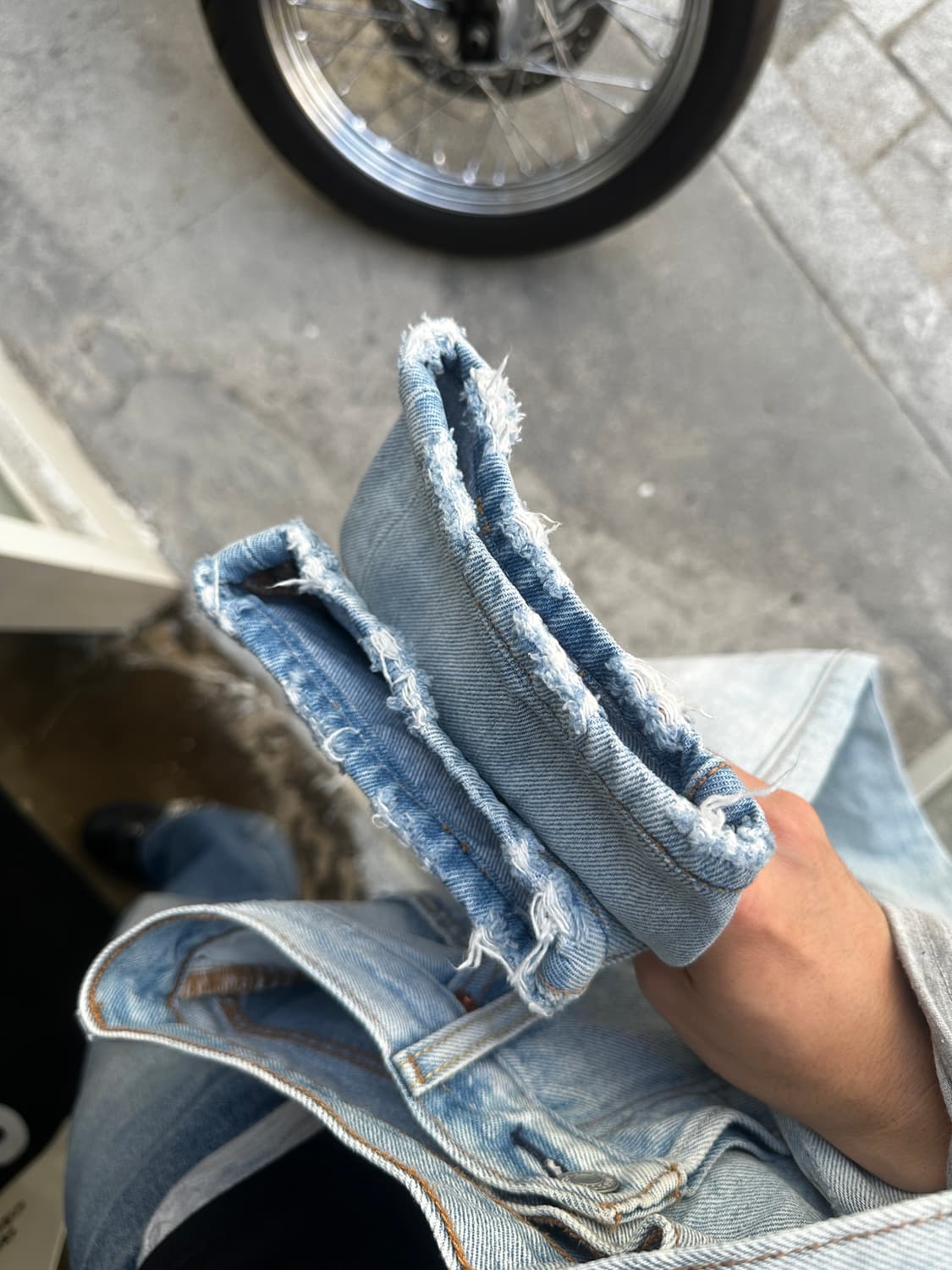 Levis 리바이스 501 워싱 데님 w31 상품이미지5