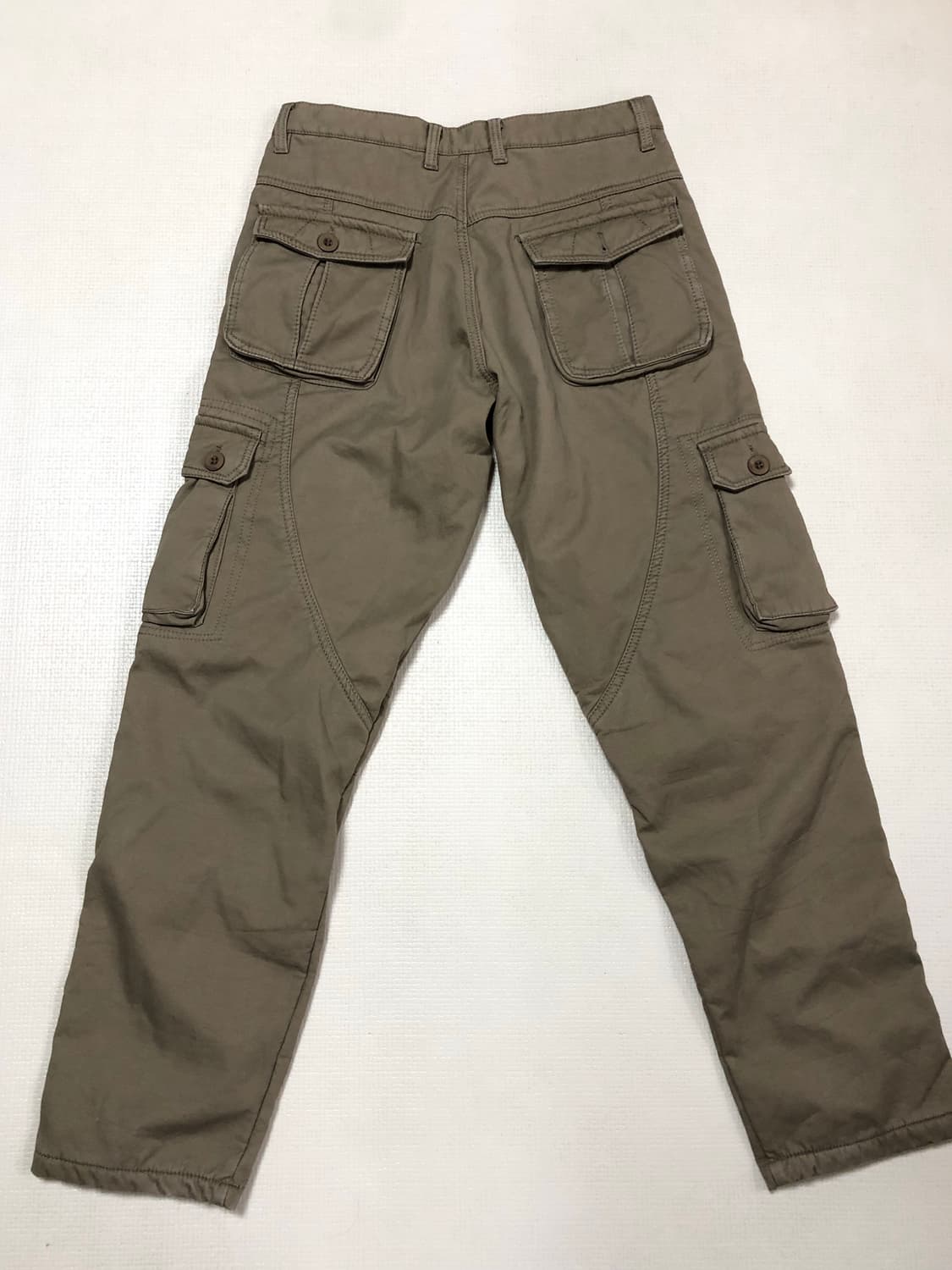 빈티지 베이지 코튼 카고 팬츠 상품이미지10