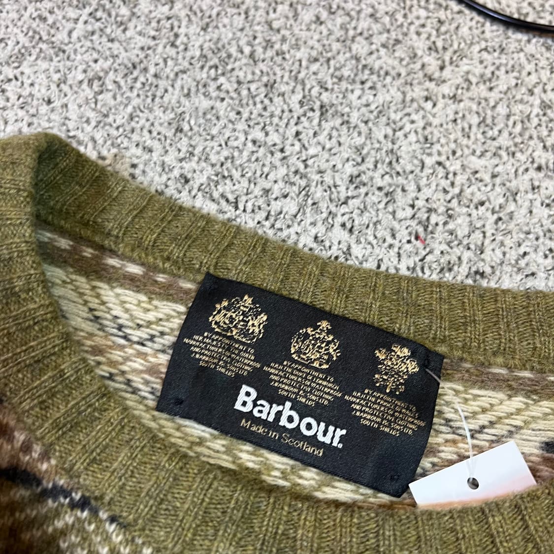 Barbour 바버 페어아일 울 니트 상품이미지3