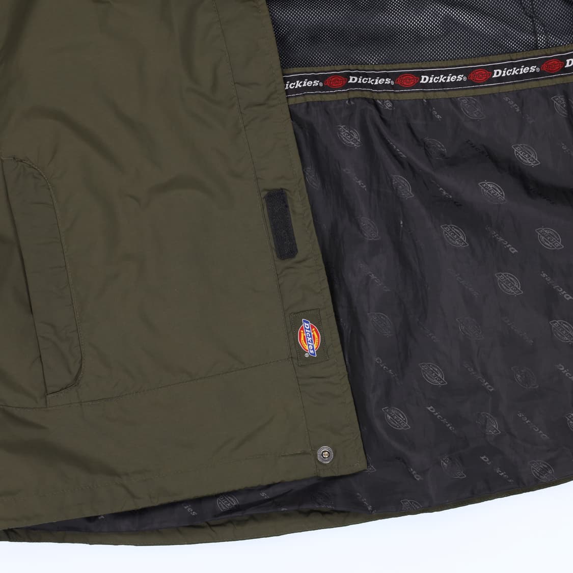 [L] 디키즈 올드스쿨 포켓 윈드 바람막이 점퍼 카키 3844 상품이미지6