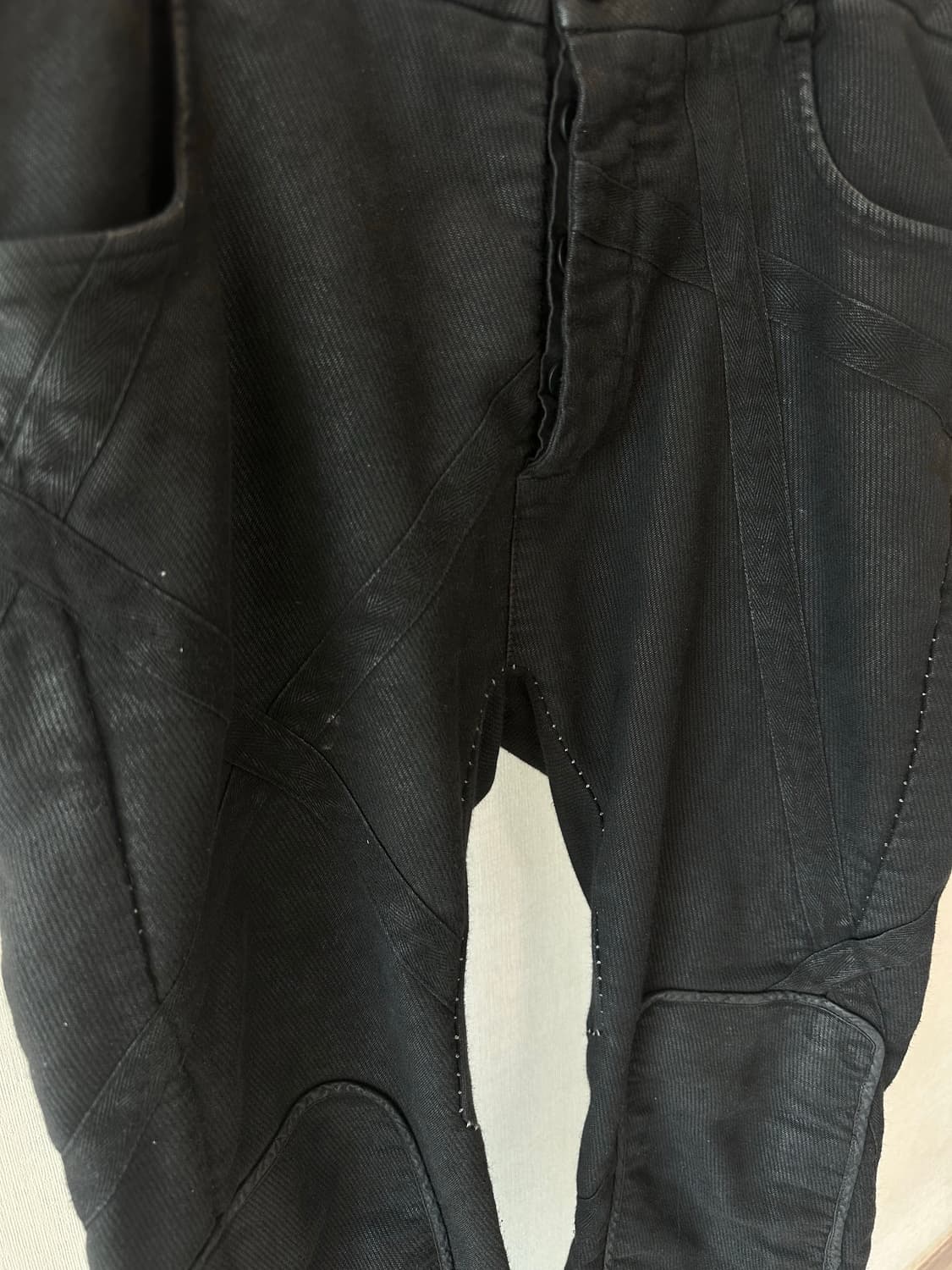 마스나다 수소봉제 코튼 왁스 팬츠 상품이미지3