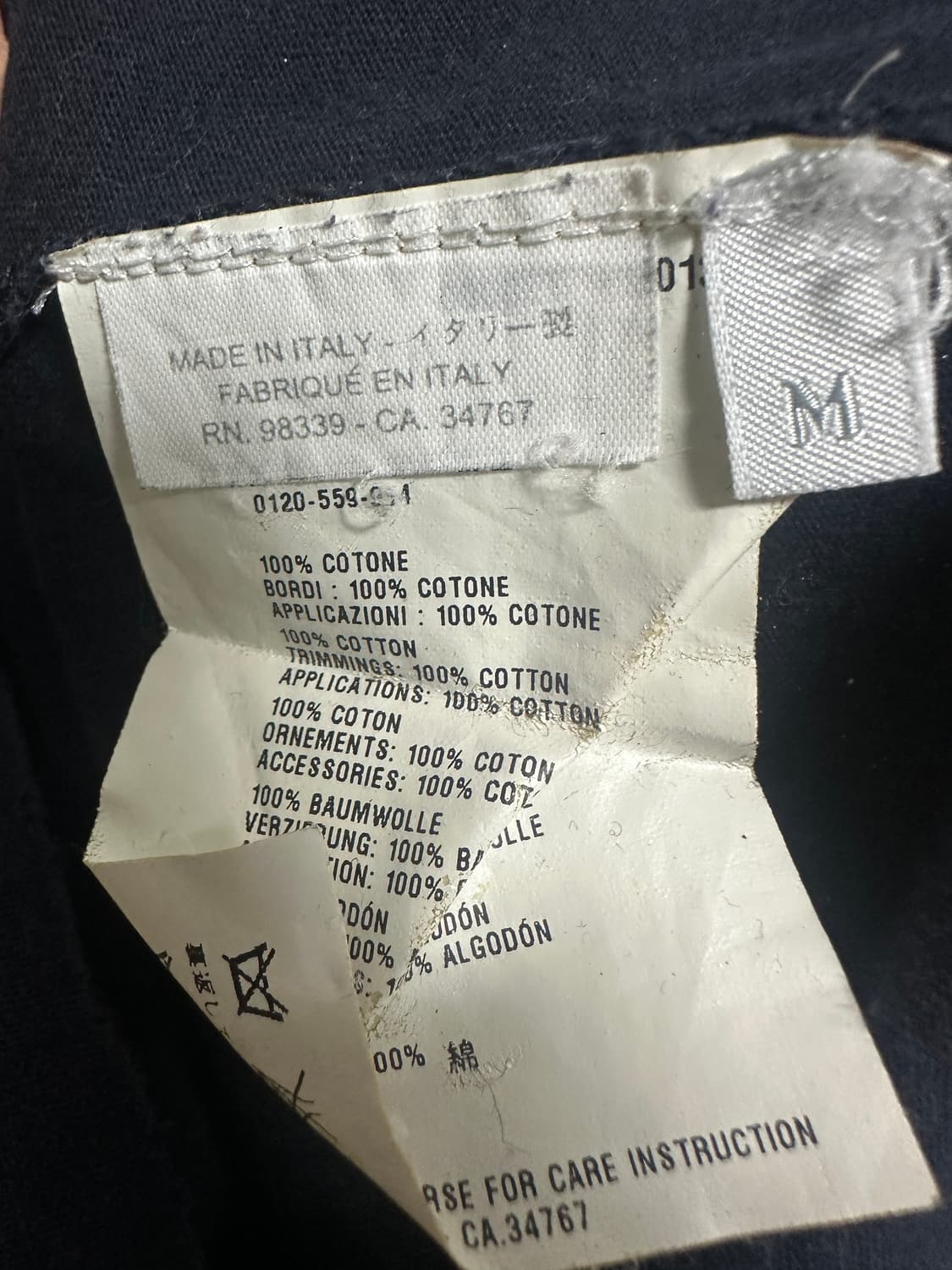 프라다 사커 카드 프린트 저지 티셔츠 상품이미지4