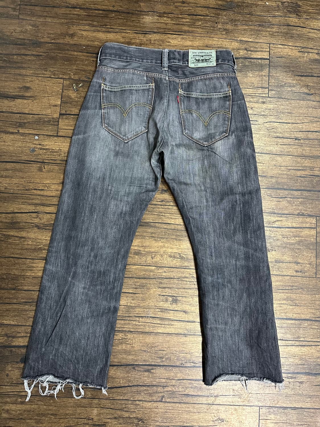 리바이스 523 남성 청바지 실측사이즈32 상품이미지5