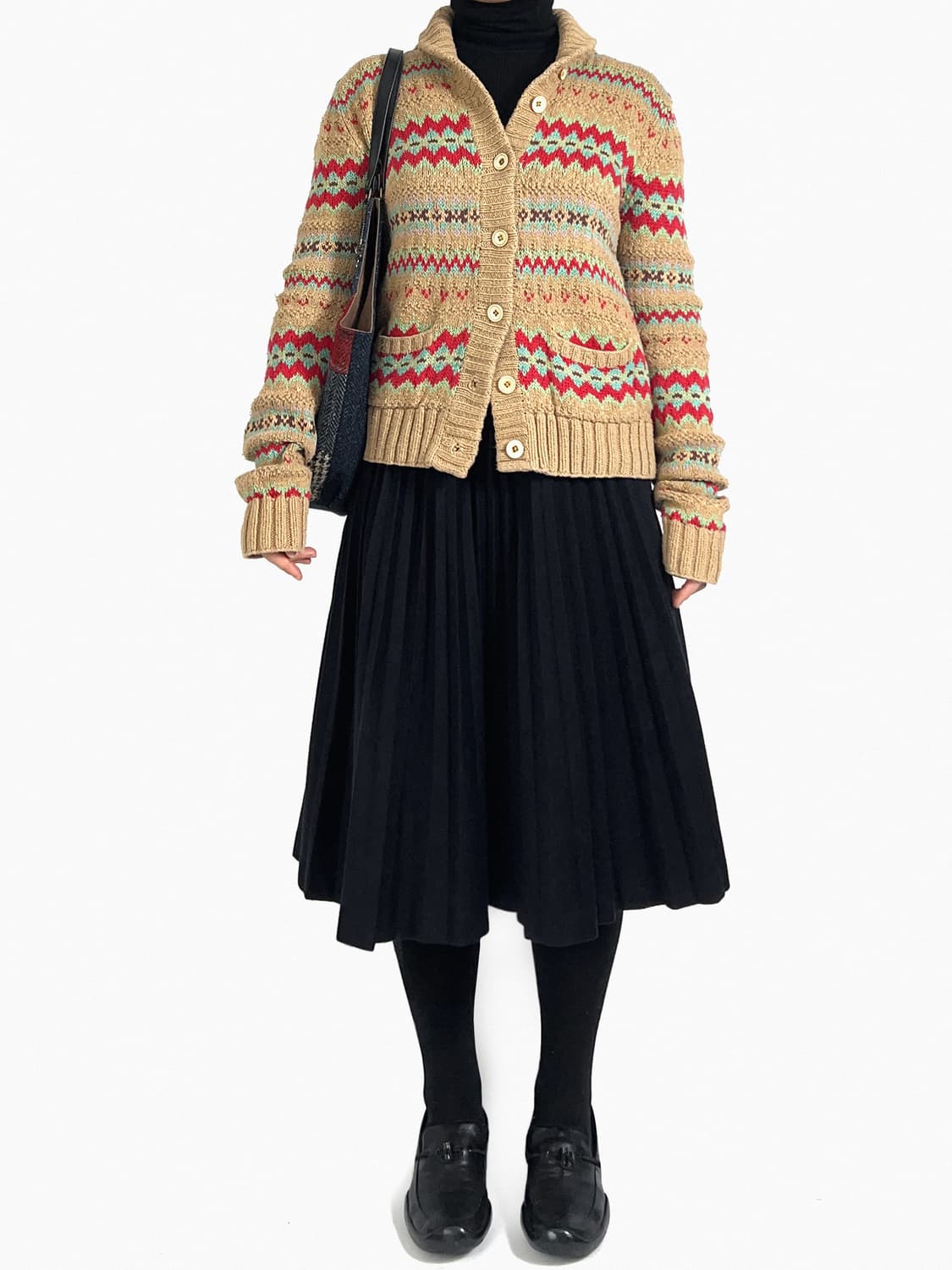 Ralph Lauren Hand Knit fair isle cardiga 상품이미지3