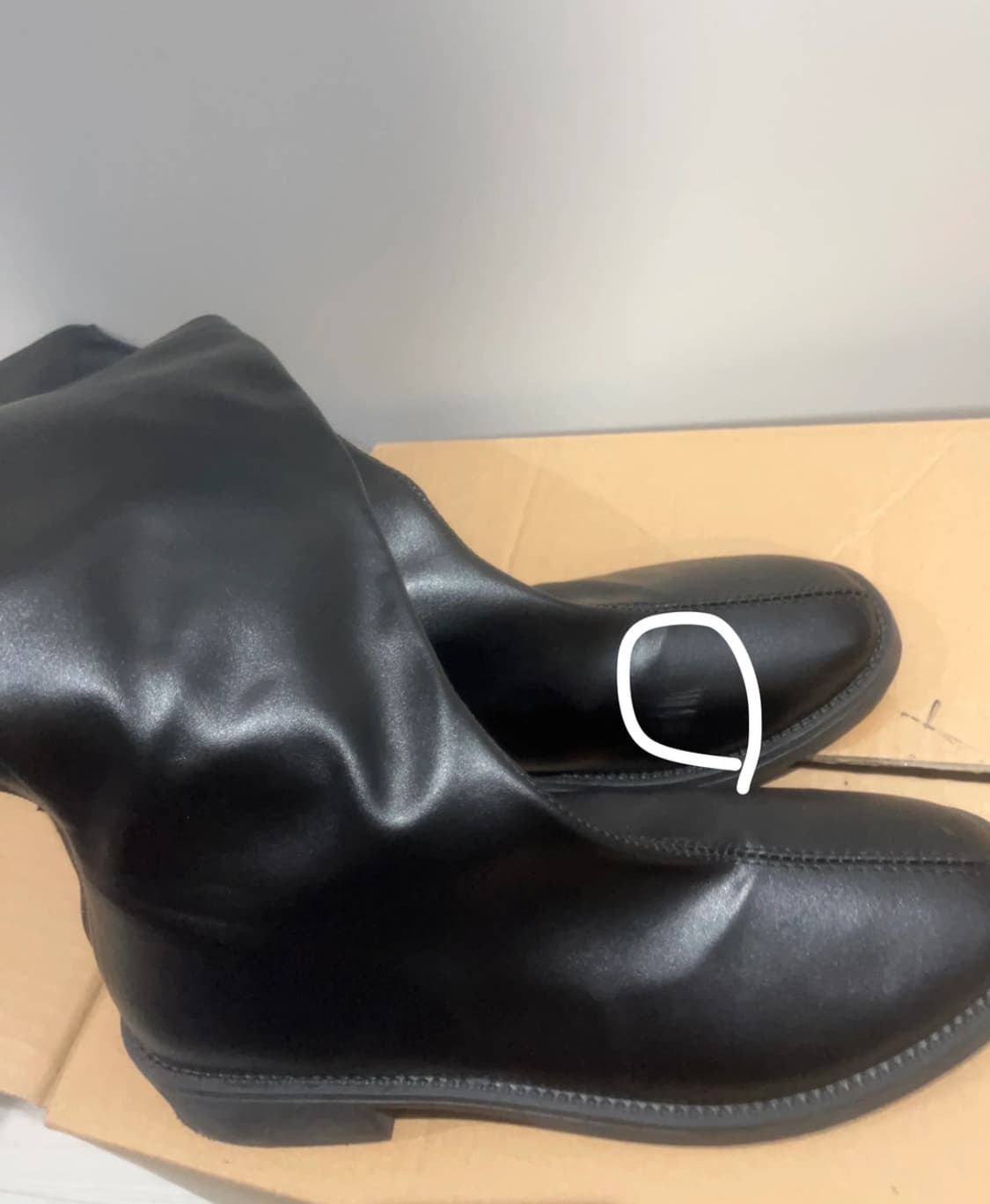 미사용 | 3cm굽 250 롱부츠 상품이미지10