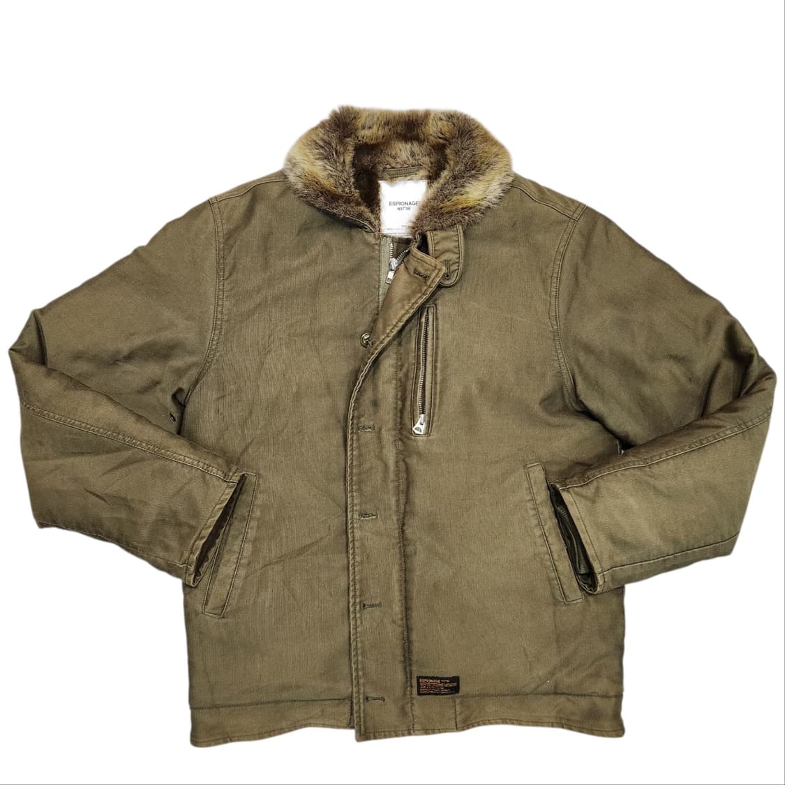 Espionage 퍼카라 밀리터리 자켓 상품이미지1