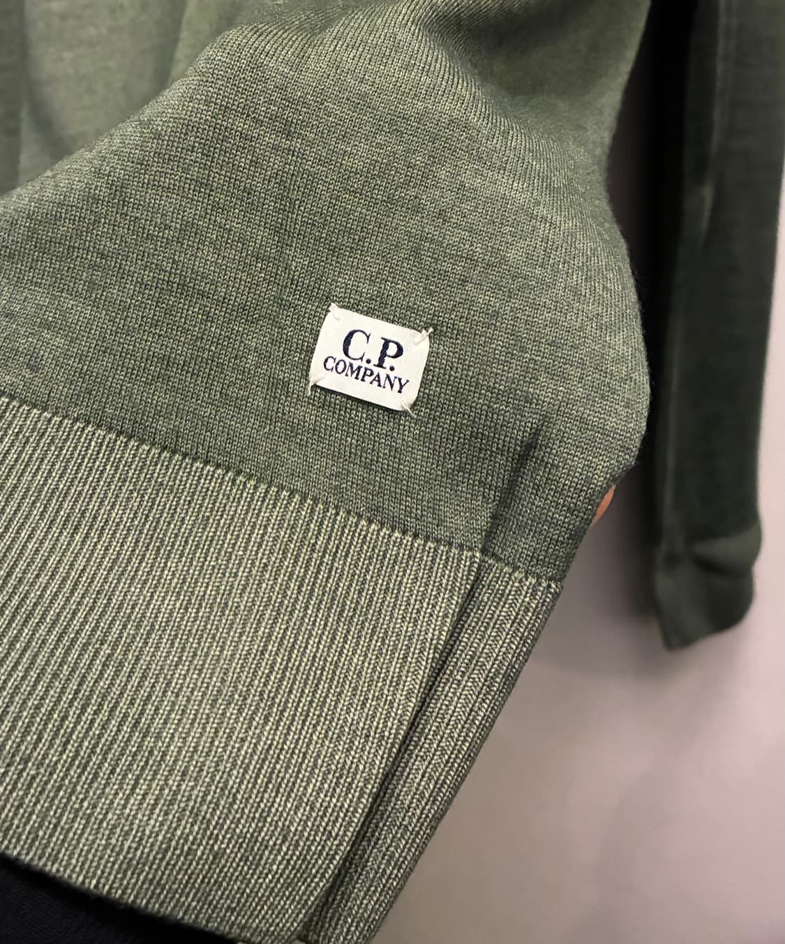(48/M)00s CP컴퍼니 라나울 니트 반집업 쿼터집업  상품이미지6