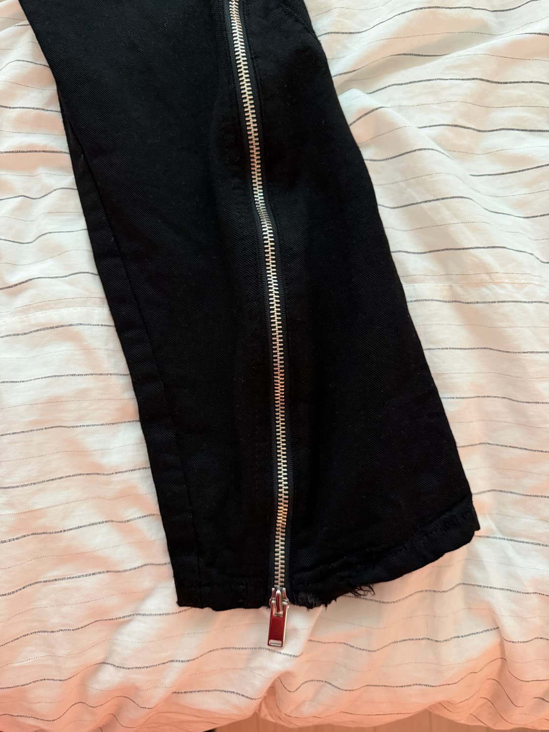 [S] 써저리 백 집 부츠컷 팬츠 BLACK 상품이미지7